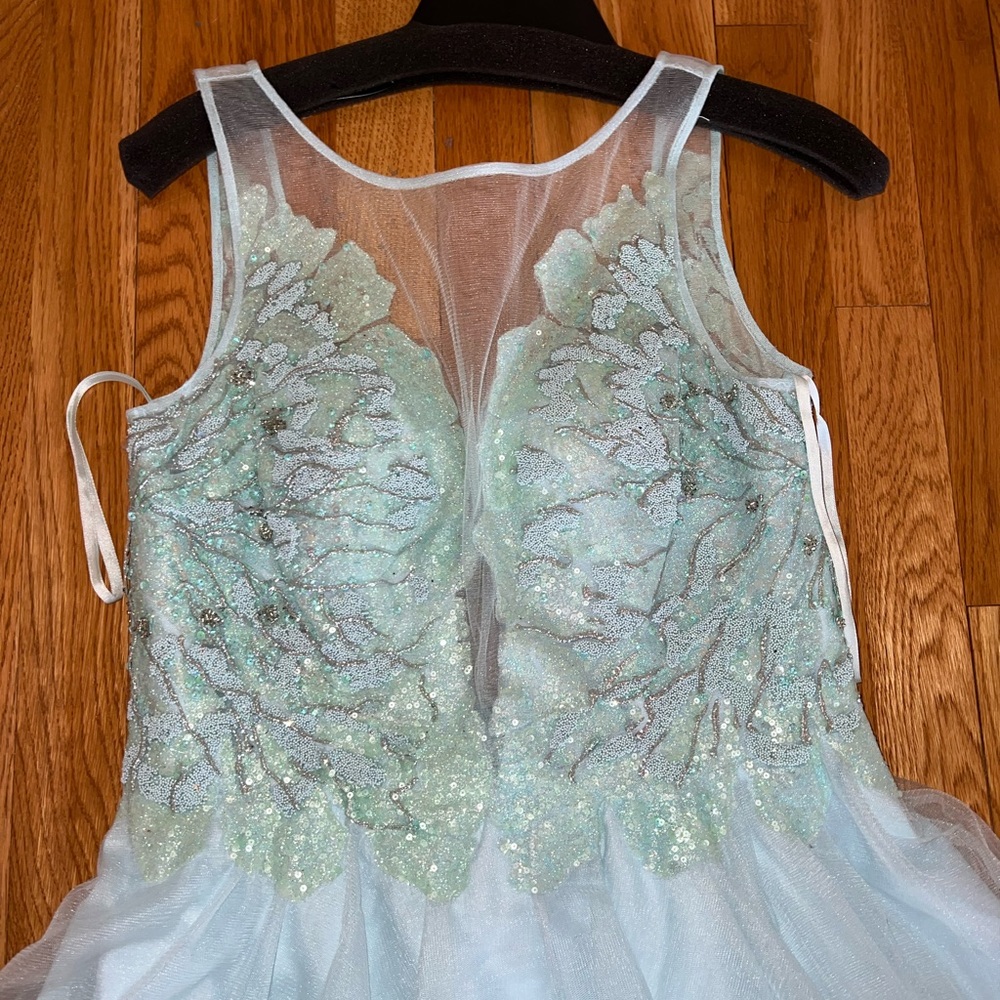 BASIX short blue formal dress size 12